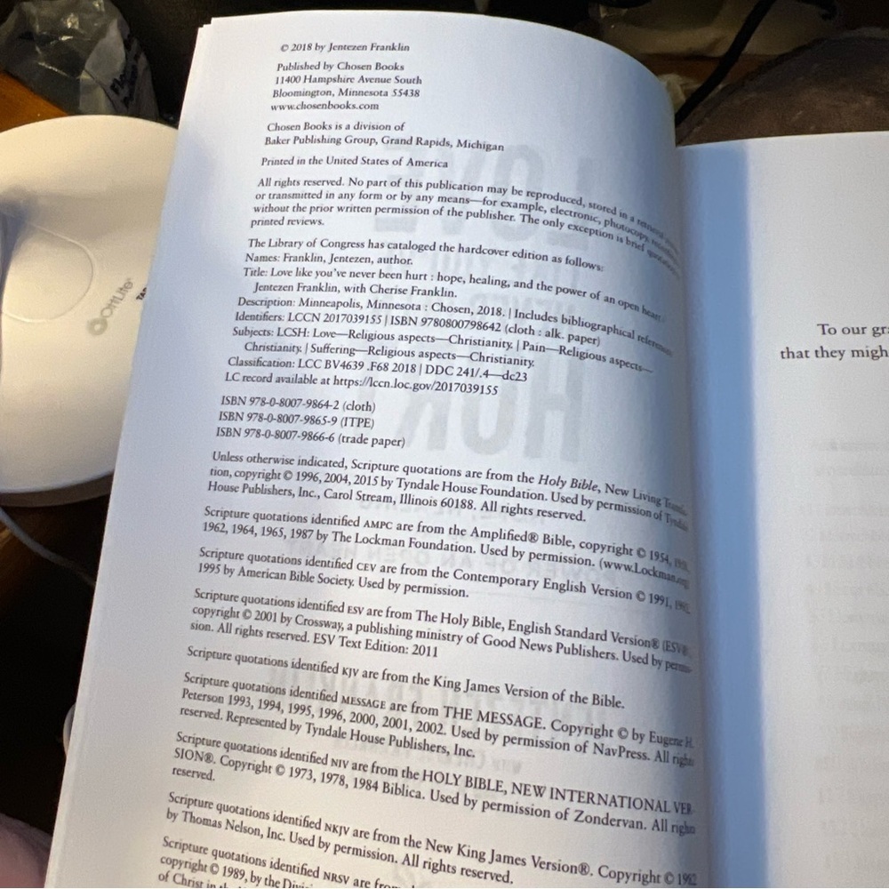 Love Like You've Never Been Hurt by Jentezen Franklin Hope Healing And Power - Picture 4 of 7